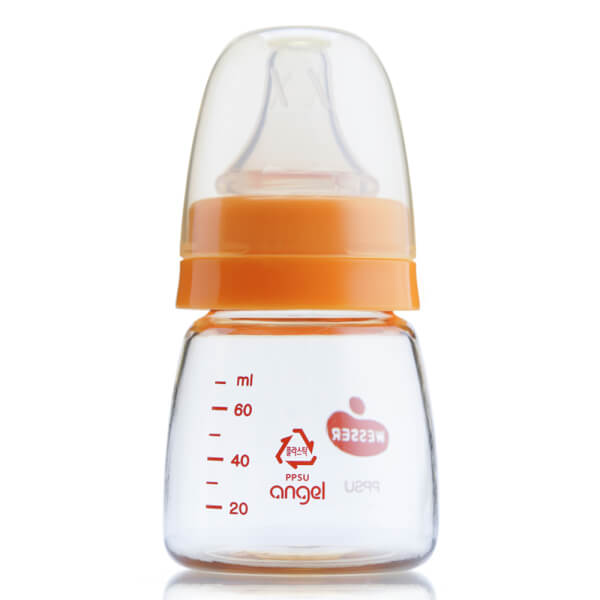 Bình sữa Wesser nhựa PPSU cổ hẹp 60ml (Giao bao bì ngẫu nhiên)