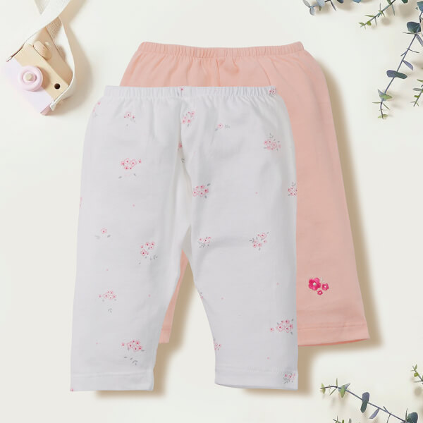 Cặp quần sơ sinh dài CF I0420006 (Hồng)