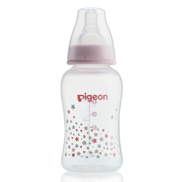 Bình sữa Pigeon Streamline (Hồng,150ml )