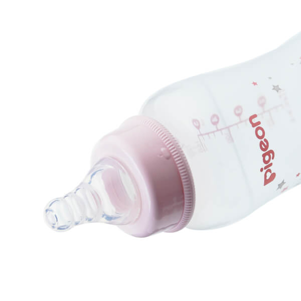 Bình sữa Pigeon Streamline (Hồng,150ml )