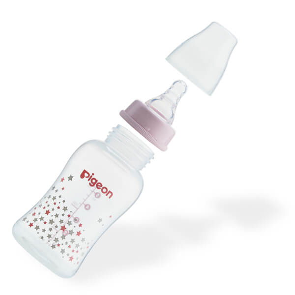 Bình sữa Pigeon Streamline (Hồng,150ml )