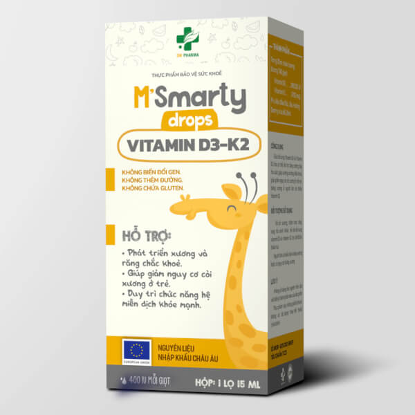 Thực phẩm bảo vệ sức khỏe VITAMIN D3 K2 Drops M