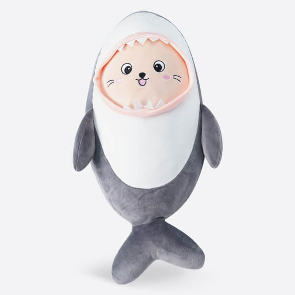 Thú nhồi bông mèo cosplay cá mập lớn Toycity