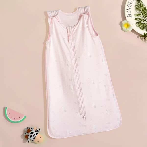 Túi ngủ sơ sinh sợi tre Animo I1021008 (6-12M,Hồng)