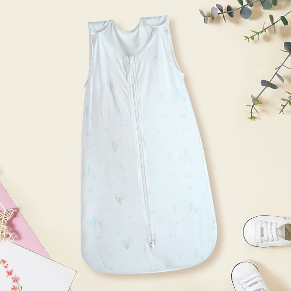 Combo 2 Túi ngủ sơ sinh sợi tre Animo I1021008 (6-12M,Trắng)