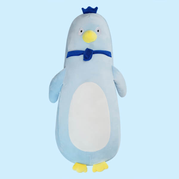 Thú nhồi bông gối ôm gà con xanh Toycity