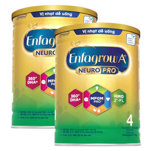 Combo 2 Sữa Enfagrow A+ số 4 1700g (2-6 tuổi) 2Flex