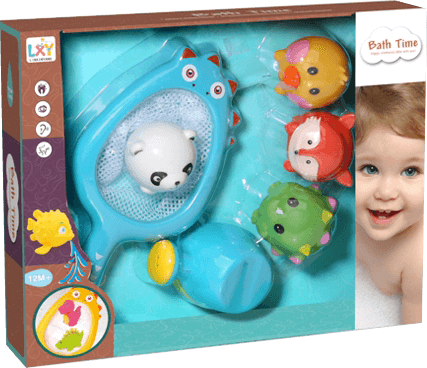 Bộ đồ chơi vớt cá nhà tắm cho bé Lin Xin Yang JS041548