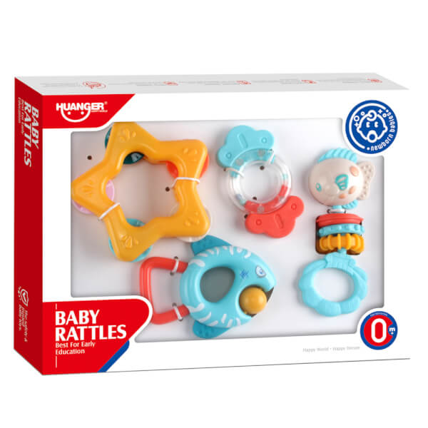 Bộ lục lạc cao cấp 4 pcs Huanger Happy World JS041189