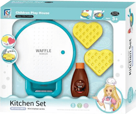 Dụng cụ nhập vai làm bánh quế (Waffle) Chaoye JS026107 (xanh)