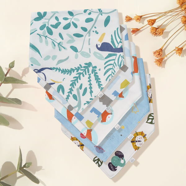 Set 5 yếm sơ sinh Animo I1221021 (NB,nhiều màu)