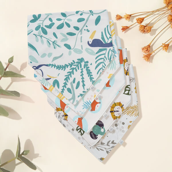 Combo 2 Set 5 yếm sơ sinh Animo I1221021 (NB,nhiều màu)