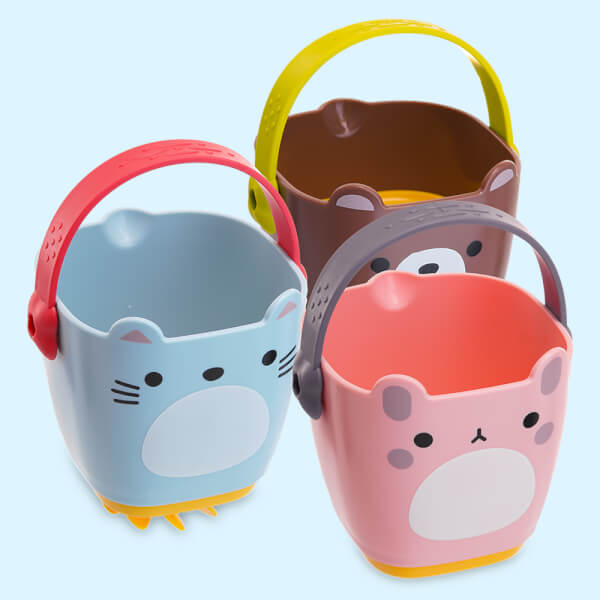 Set 3 xô đồ chơi nhà tắm dễ thương CY297135