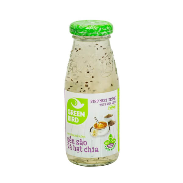 Nước uống bổ dưỡng yến sào và hạt chia Green Bird