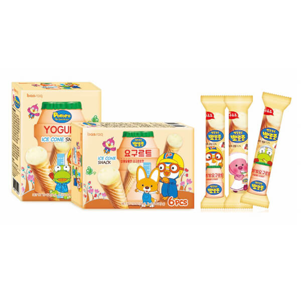 Bánh kem ốc quế Pororo vị sữa chua (54g)