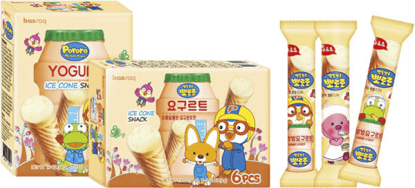 Bánh kem ốc quế Pororo vị sữa chua (54g)