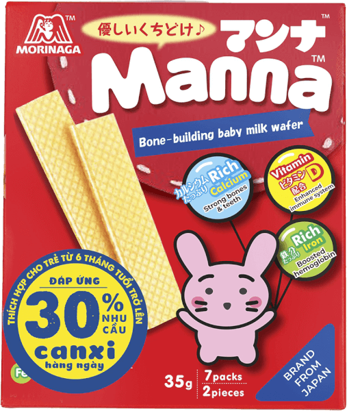 Bánh xốp sữa Manna 35g