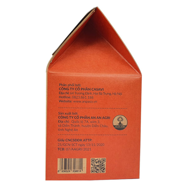 Combo 2 Mì bí đỏ ăn dặm cho bé Anpaso 120g