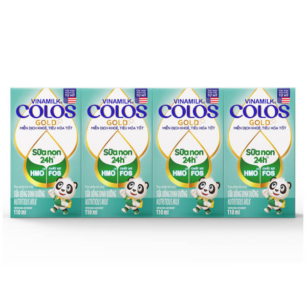 Combo 1.5 thùng Sữa uống dinh dưỡng Vinamilk ColosGold 110ml (Lốc 4 hộp)