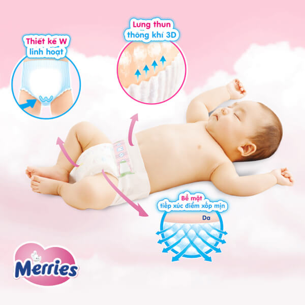 Bỉm tã quần Merries size XXL 26 miếng (15-28kg)