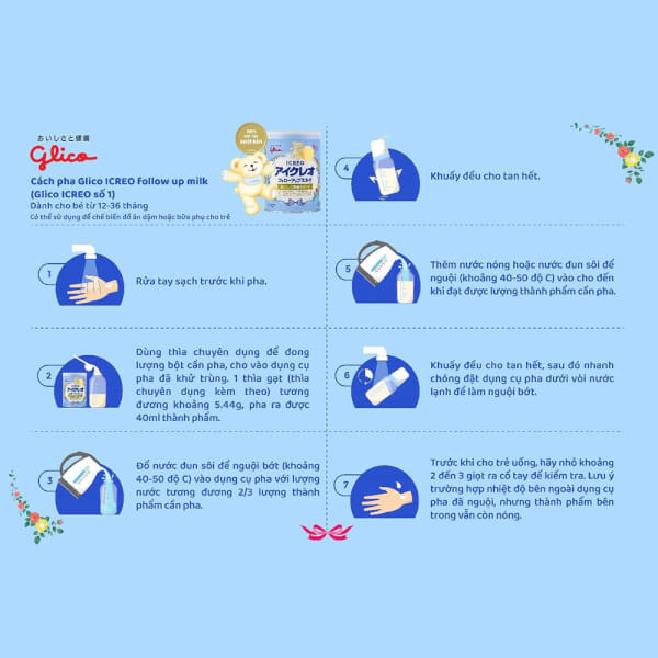 Sữa Glico Icreo số 1 820g (9-36 tháng)