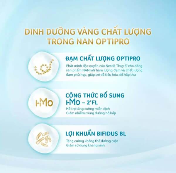 Sữa Nan Optipro 4 1.7kg, HMO (2-6 tuổi)