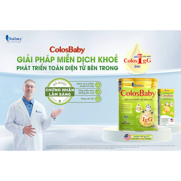 Sữa ColosBaby Gold 2+ 800g (Trên 2 tuổi)