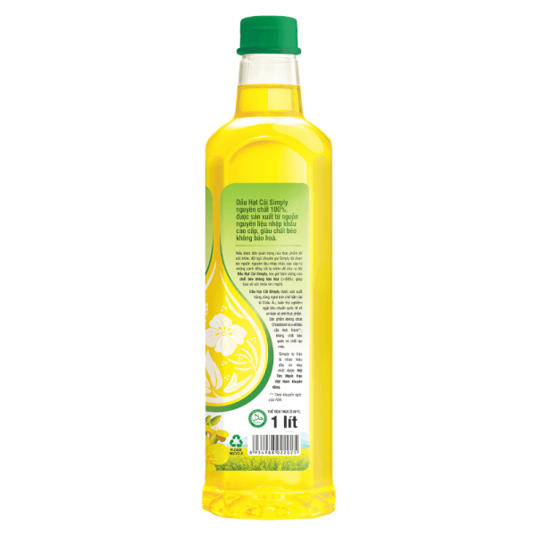 Dầu hạt cải nhãn hiệu Simply 1L