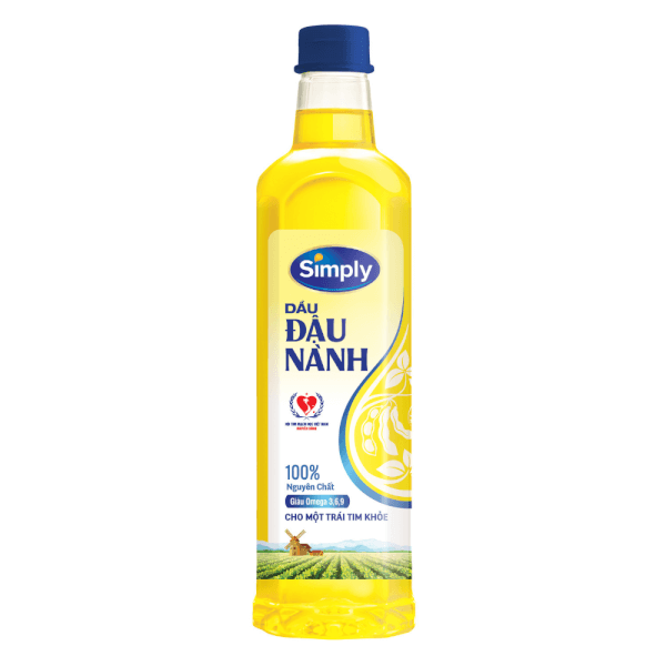 Dầu đậu nành nhãn hiệu Simply 1L