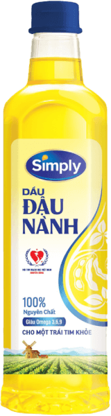 Dầu đậu nành nhãn hiệu Simply 1L
