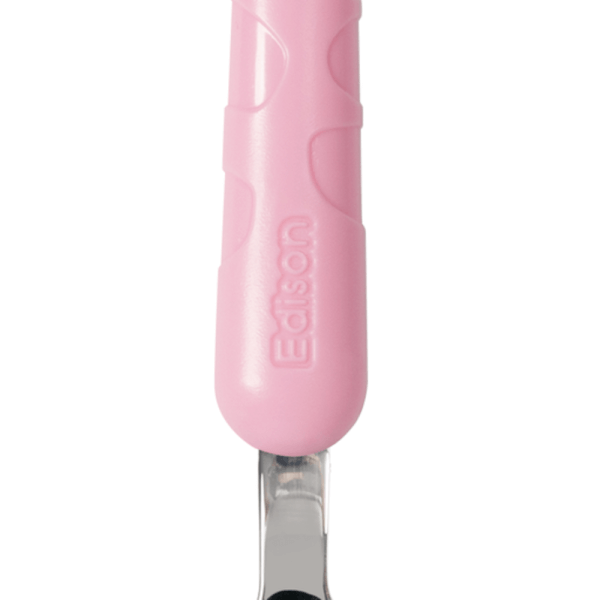 Nĩa inox tập ăn cho bé Edison (hồng)