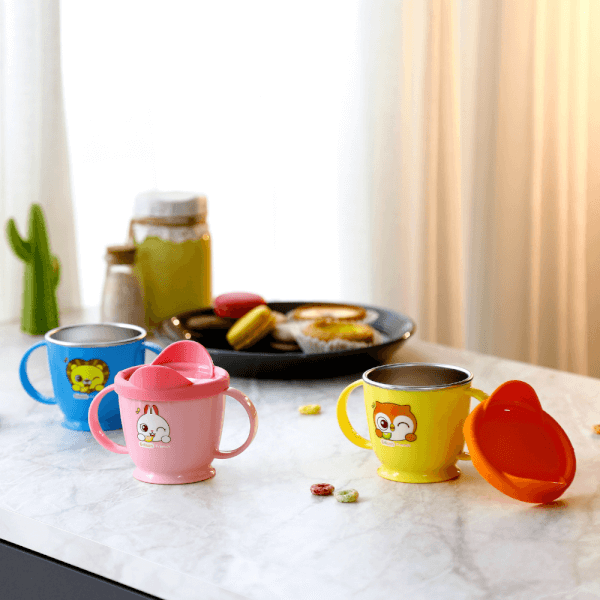 Ly tập uống inox có tay cầm Edison (Xanh)