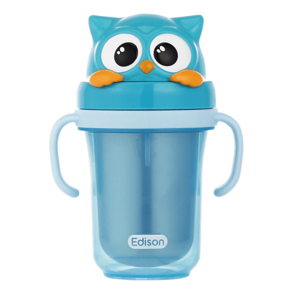 Bình tập uống inox 3D Edison (Xanh)