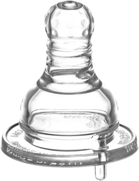 Vĩ 2 núm ty Kuku silicone cổ thường size L (KU5272, 6+M)