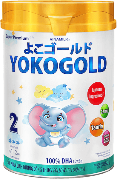 Sữa Vinamilk Yoko Gold 2 850g (1-2 tuổi)