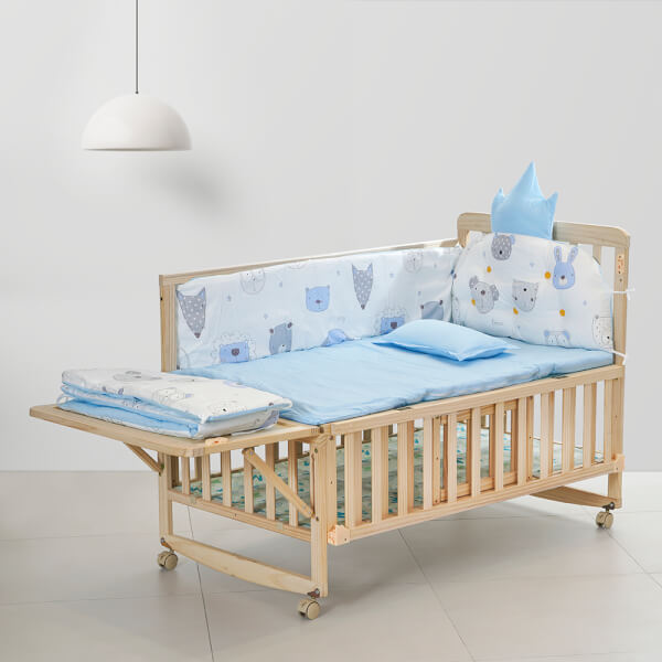 Quây nệm vương miện Animo ( LBBS-39, xanh)