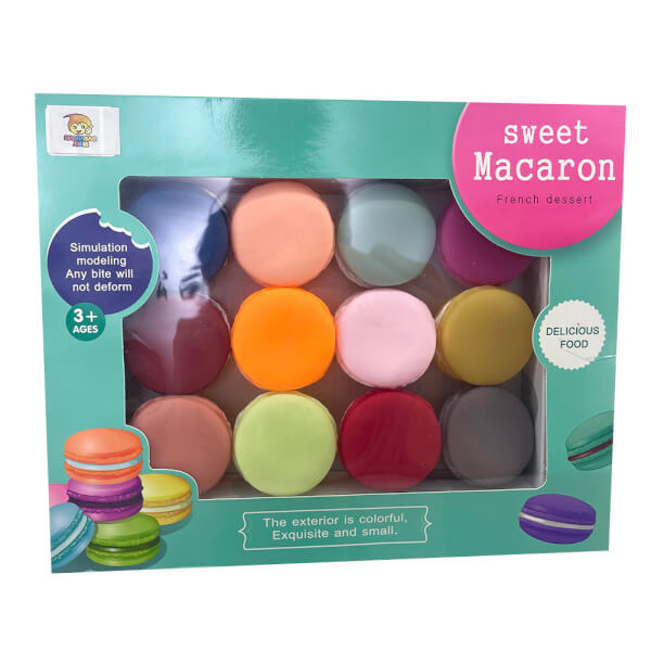 Hộp đồ chơi bánh macaron kèm chít chít RFD338561