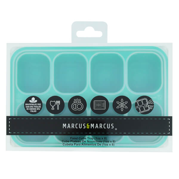 Khay silicon trữ đông đồ ăn dặm cho bé Marcus & Marcus - Ollie (30ml x 8 ngăn)
