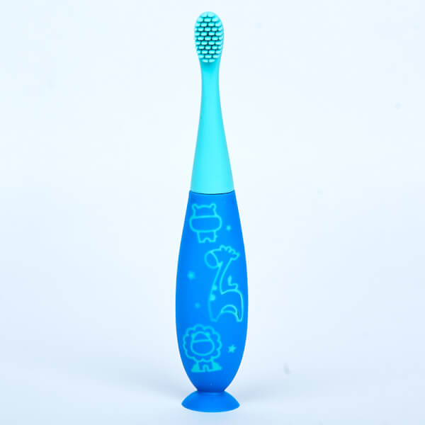 Bàn chải đánh răng silicon cho bé Marcus & Marcus, từ 2 tuổi - Xanh