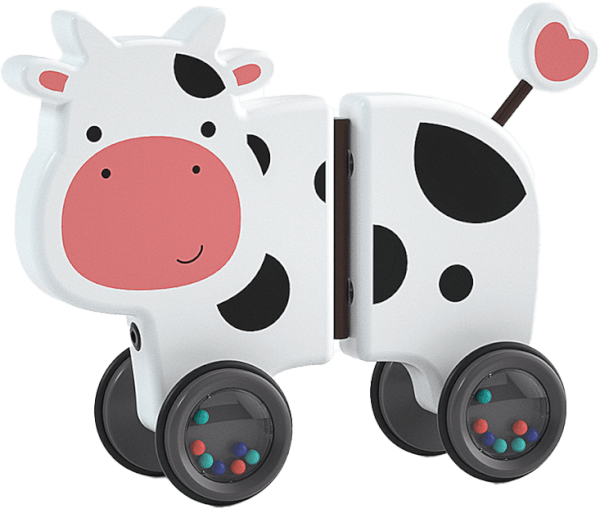 Xe kéo thú nhún vui vẻ bò sữa