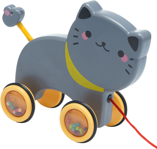 Xe kéo thú nhún vui vẻ con mèo JS047322