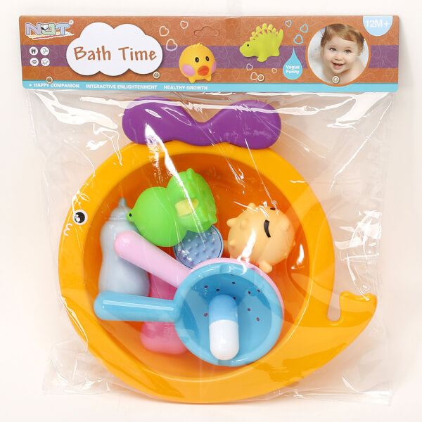 Bộ đồ chơi nhà tắm 9pcs JS048059 (Cam)