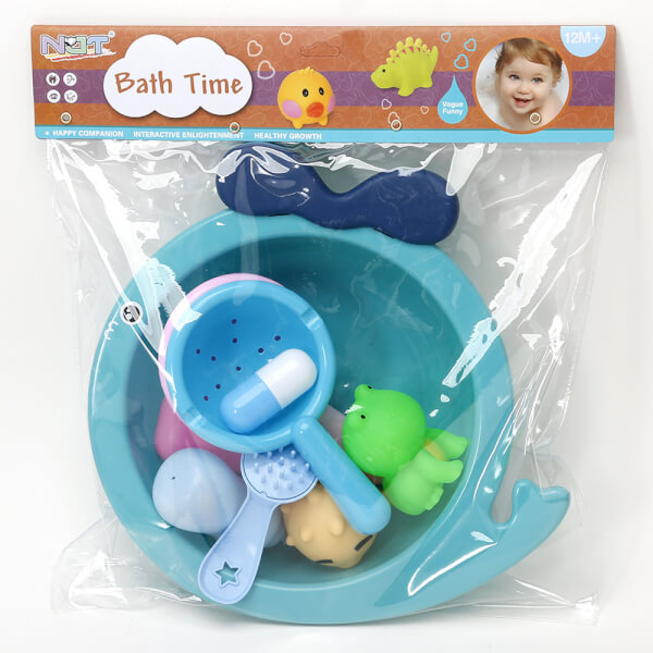 Bộ đồ chơi nhà tắm 9pcs JS048059 (Xanh dương)
