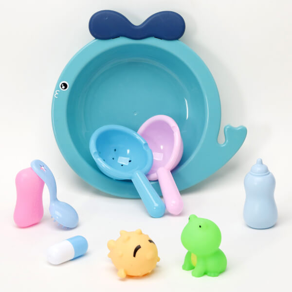 Bộ đồ chơi nhà tắm 9pcs JS048059 (Xanh dương)