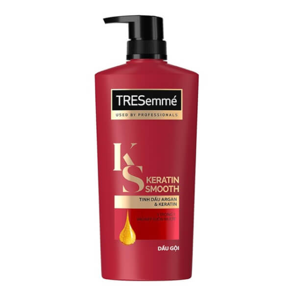 Dầu gội TRESEMME KERATIN SMOOTH vào nếp mượt mà 640g