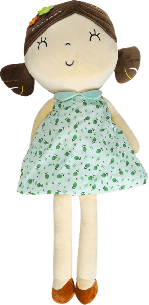 Búp bê nhồi bông Animo váy xanh hoa (TN)