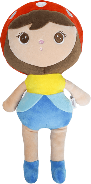 Búp bê nhí nhồi bông Animo nón nấm cam (TN)