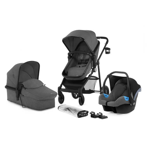 Bộ xe đẩy 3 trong 1 Juli Kinderkraft (Xám)