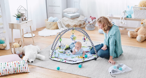 THẢM NẰM CHO BÉ SMART PLAY KINDERKRAFT (từ 0 tháng tuổi)