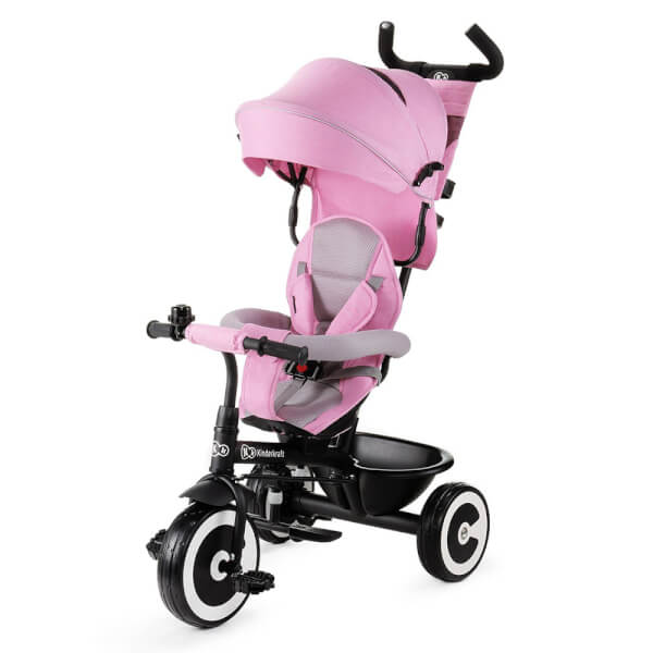 XE ĐẠP BA BÁNH ASTON KINDERKRAFT- MÀU HỒNG (từ 9 tháng tuổi)